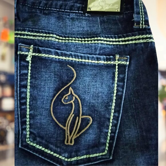 Classic Baby Phat Jeans Sz 14 - Picture 3 of 7